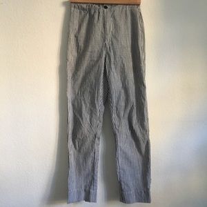 Brandy Melville grey stripped pants